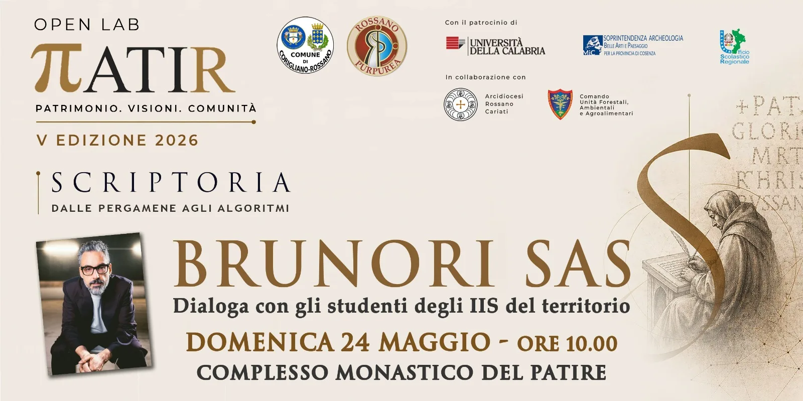 Patir-2026-Arriva-Dario-Brunori-Corigliano-Rossano